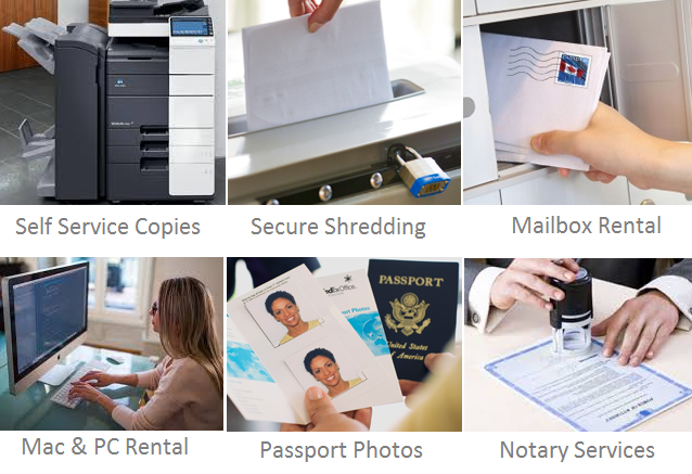 Think Business Centers Fax Copy scan print check email rent mac or pc notary passport photos Denver Aurora Centennial pueblo CO THINK! Office Solutions